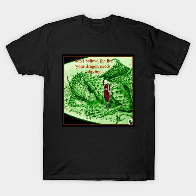 Dragon T-Shirt by RabbitWithFangs